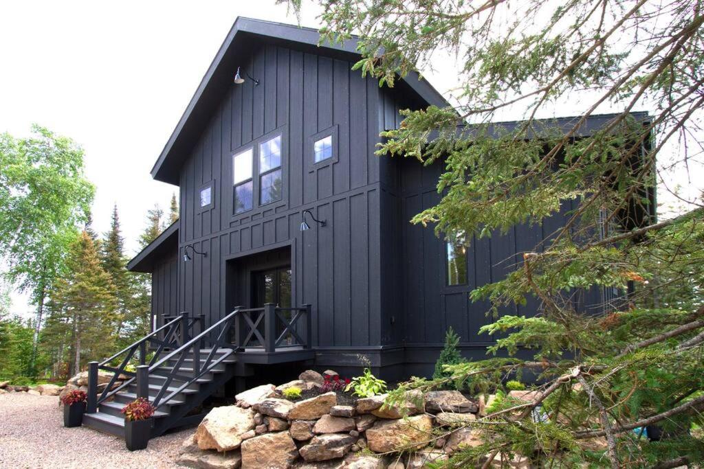 New Rustic Modern Cabin At Lutsen Mountains Eksteriør billede